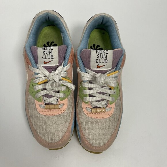 Nike Air Max 90 SE Sun Club Pastel Multicolor DJ9997-100 Women’s Size 9 US - Picture 3 of 10